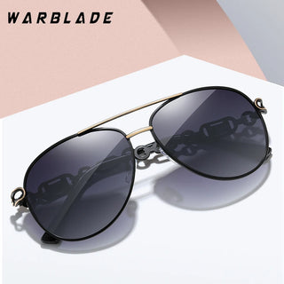 WarBlade Women’s Pilot Polarized Sunglasses – Vintage Metal UV400 Eyewear