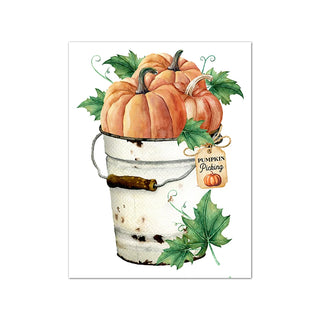 Country Farm Style Fall Pumpkin Retro Posters & Prints