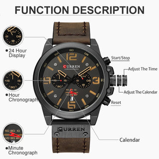 CURREN 8314 Special Forces Chrono Watch