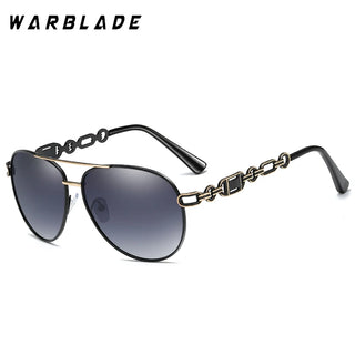 WarBlade Women’s Pilot Polarized Sunglasses – Vintage Metal UV400 Eyewear