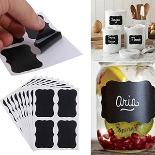 36Pcs/Set Blackboard Sticker Kitchen Jar Organizer Labels