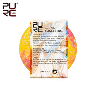 PURC Organic Island Silk Shampoo Bar