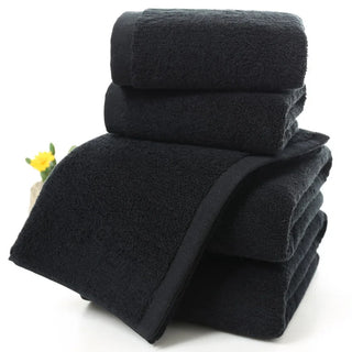 Cotton Black Bath Towel