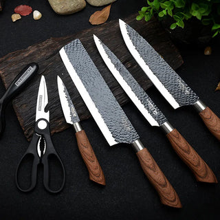 EVERRICH Stainless Steel Kitchen Knife Set