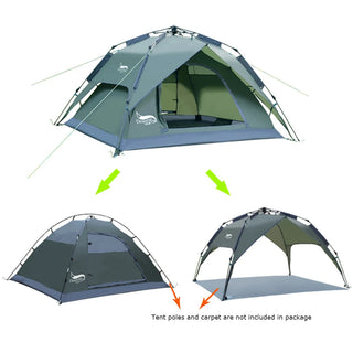 Desert&Fox Automatic 3-4 Person Camping Tent