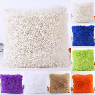 Soft Plush Faux Fur Decorative Cushion Pillowcase