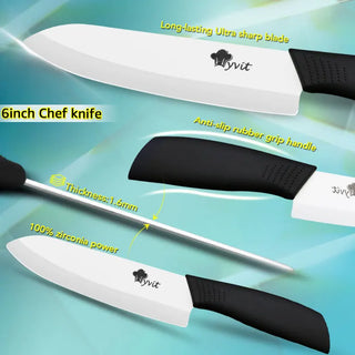 Ceramic Kitchen knives 3 4 5 6 inch Chef knife set