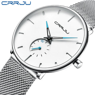 CRRJU Sports Men's Slim Luxury Quartz Watch