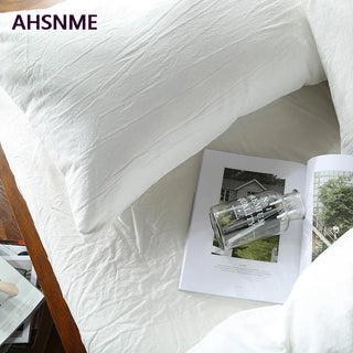 AHSNME 100% Cotton Bed Linen Set