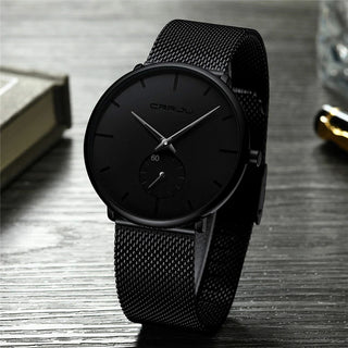 CRRJU Sports Men's Slim Luxury Quartz Watch