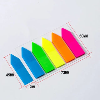 100 Sheet Fluorescence Self Adhesive Memo Pad Sticky Marks