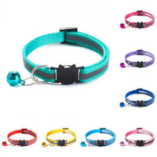 Reflective Breakaway Cat Collar w/ Bell