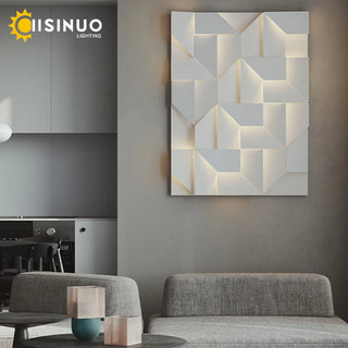 Creative Indoor Geometric Art Wall Light