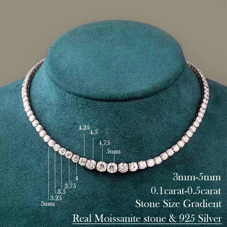 Radiant Riviera Tennis Necklace for Her