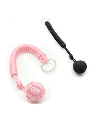 Steel-Core Paracord Survival Keychain