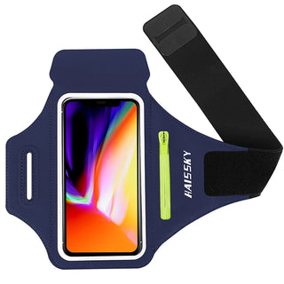 Running Sports Armband with Zipper Bag – Fits iPhone & Samsung Phones up to 6.9''