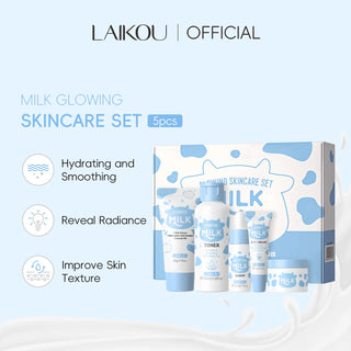 LAIKOU Milk Glowing Skincare Set