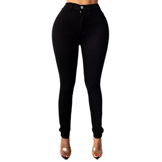 SANWOOD High-Waist Pull-On Skinny Jeans