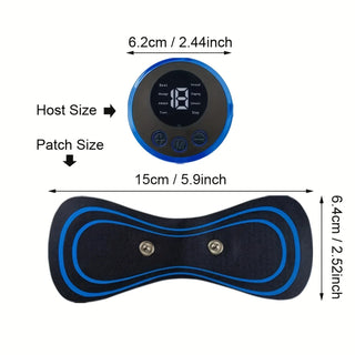 EMS Neck & Body Massager 8 Modes 19 Levels Portable Electric Muscle Stimulator Rechargeable Pain Relief Device
