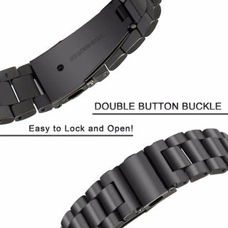 Premium Stainless Steel Watch Band for Fitbit Versa 2 – Adjustable Metal Strap
