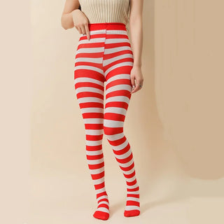 RebelStride Striped Pantyhose