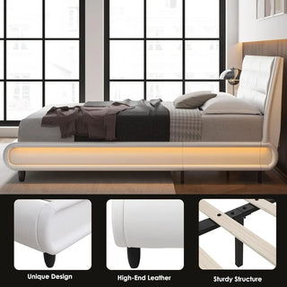 LumiSleigh Smart LED Bed