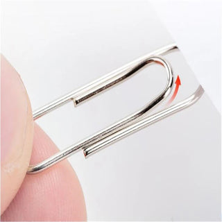 200 Silver Metal Classic Paper Clips