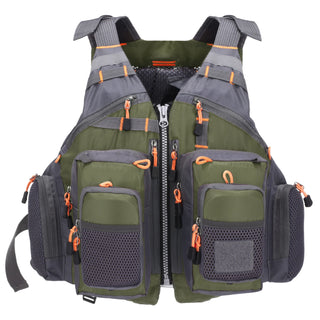 Lixada Outdoor Fishing Vest – Multifunctional Life Jacket with Storage & Safety Features