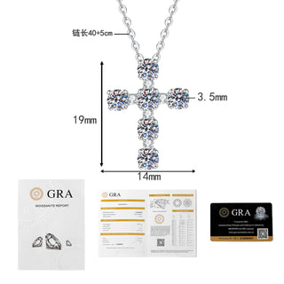 Eternal Radiance Cross Necklace