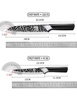 Forged Kitchen Santoku Knife Set