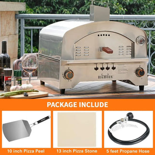 BIG HORN Outdoor Propane Gas Pizza Oven