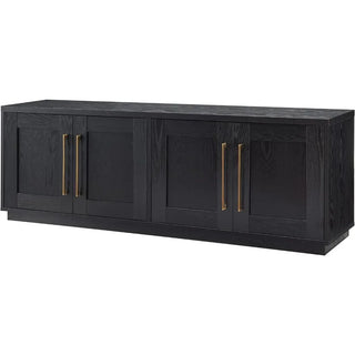 Tillman Rectangular TV Stand for TV's up to 80" in Black Grain