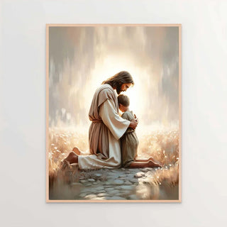 Faith-Inspired Shepherd Canvas Wall Art – Inspirational Christian Decor