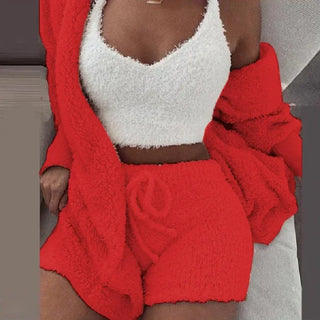 Cozy Knit 3-Piece Lounge Set – Comfort She’ll Live In