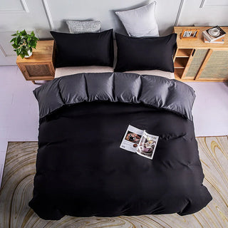 Versatile Black Winter/Summer Bedding Set