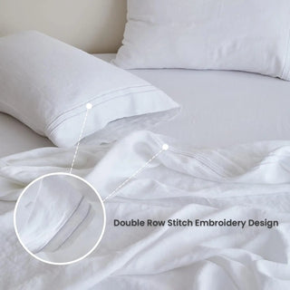 Simple&Opulence 100% French Linen Sheet Set