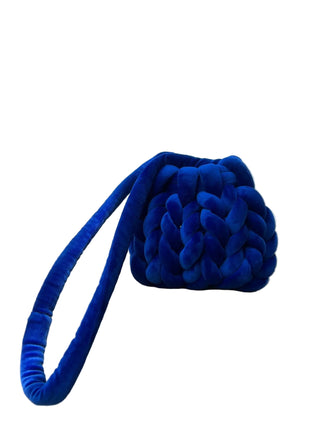 Hand-Braided Plush Crossbody Bag | Cozy Weave Design