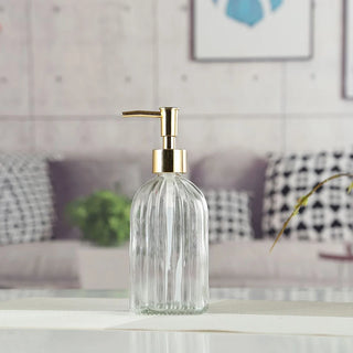 Modern Glass 420ml Bathroom Pump Bottle