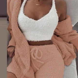 Cozy Knit 3-Piece Lounge Set – Comfort She’ll Live In