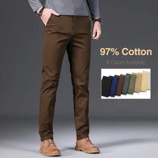 Stride Feel Cotton Blend Trousers