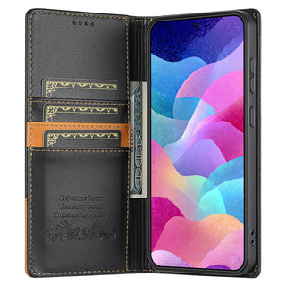 Business Leather Flip Wallet Case for Samsung Galaxy A Series  Slim Protection · Professional Style · Everyday Functionality W/ RFID Blocker