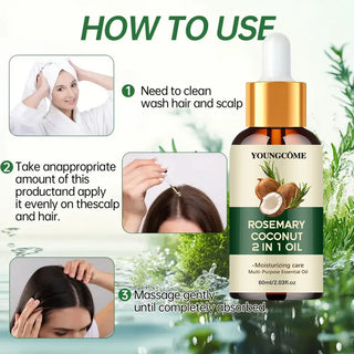 Rosemary Coconut 2-in-1 Hair Growth Oil