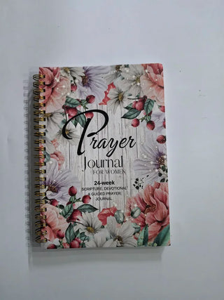 24-Week Prayer Journal for Women – Guided Scripture Devotional & Faith Reflection Notebook