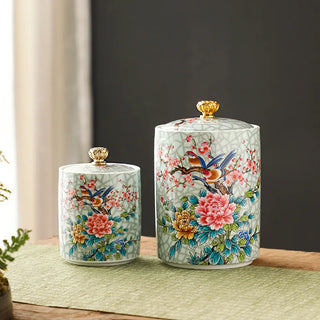 European Ceramic Tea Jar