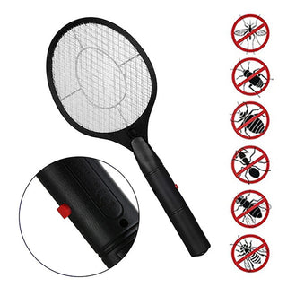 Electric Bug Zapper Racket – Handheld Mosquito and Fly Swatter