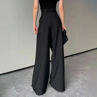 Lori Bindwood Wide-Leg  Suit Pant