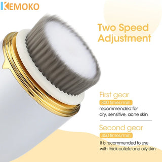 3-in-1 Ultrasonic Facial Cleaner