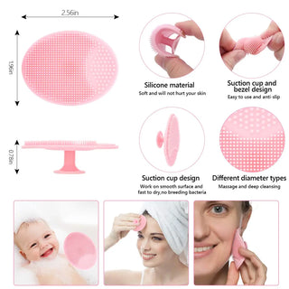 Silicone Face Cleansing Brush and Scrub