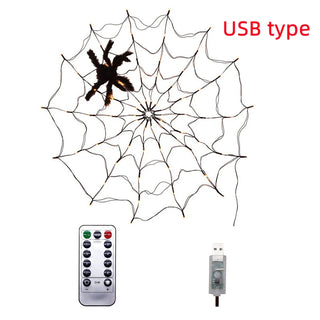 Halloween Spider Web Lights