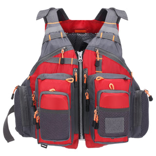 Lixada Outdoor Fishing Vest – Multifunctional Life Jacket with Storage & Safety Features